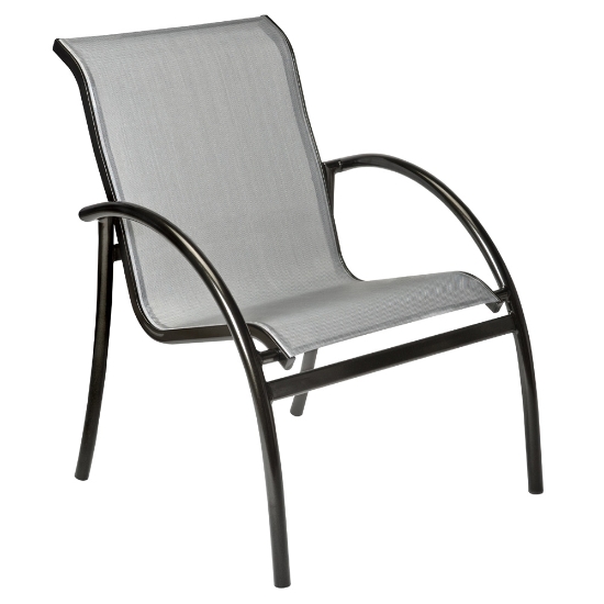 Woodard Tribeca Sling Dining Arm Chair - Stackable - 5D0401