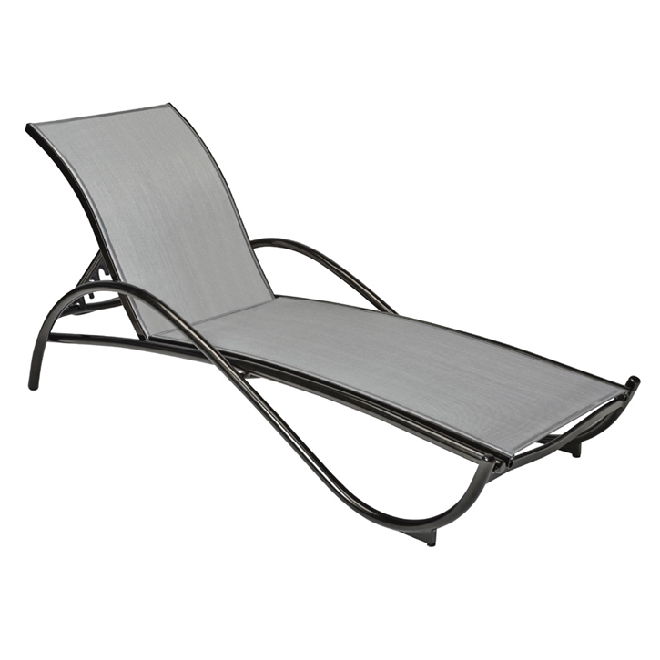 Woodard Tribeca Sling Adjustable Chaise Lounge - Stackable - 5D0470