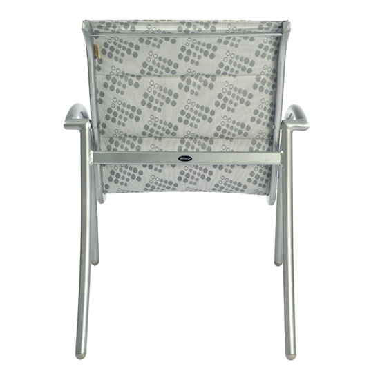 rust proof aluminum frame outdoor dining chair