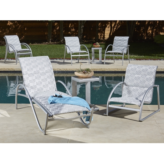 adjustable back rust proof chaise