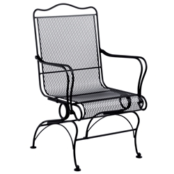 Woodard Tucson High-Back Coil Spring Dining Chair - 1G0066