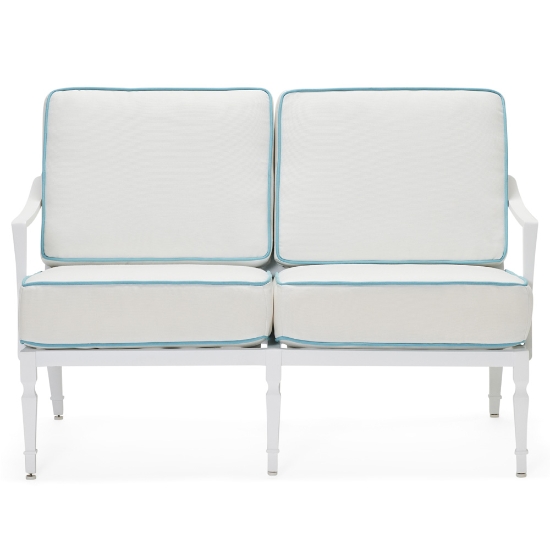 Tuoro cast aluminum loveseat