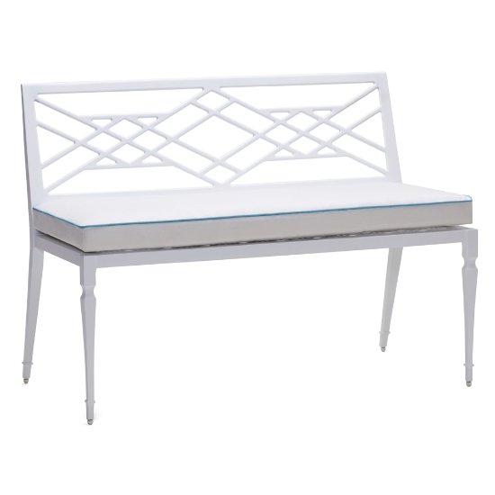 uoro Bench without Arms with cushion