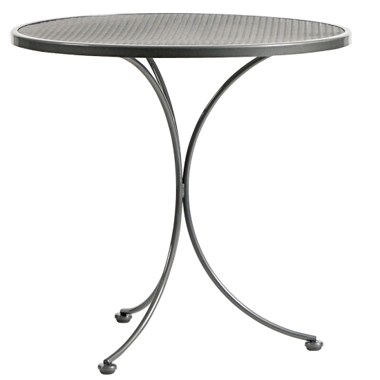 Wrought Iron Mesh 30" Round Bistro Table