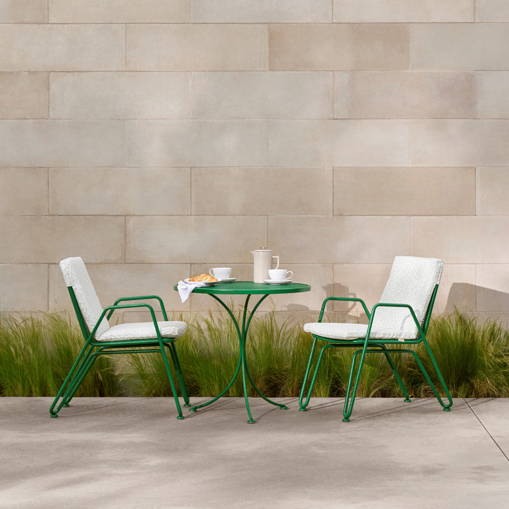 Woodard Turner Iron Outdoor Bistro Set for 2 - WD-TURNER-SET3