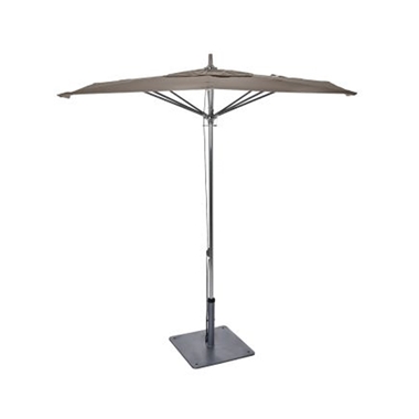 Woodard Canopi Grace 6 Square Flat Umbrella with Pulley Lift - 6WCSQPPW