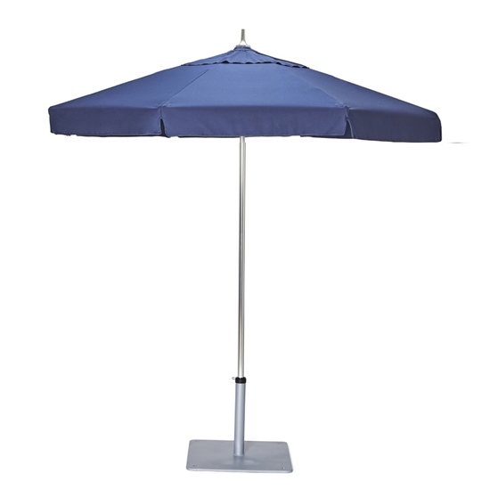 Woodard Canopi Forum 6' Square Market Umbrella with Pulley Lift - 6WSSQPPW