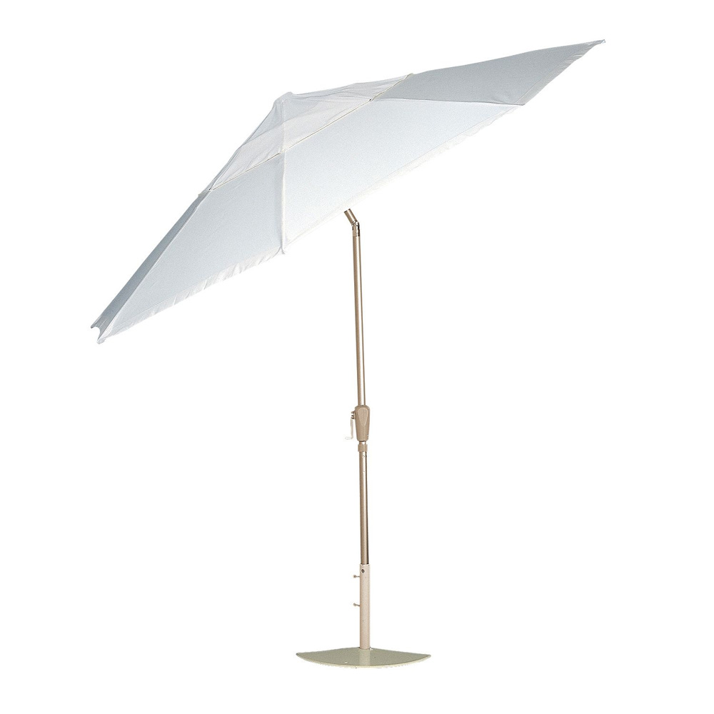 Woodard 9 Foot Aluminum Market Umbrella with Collar-Tilt - 9881