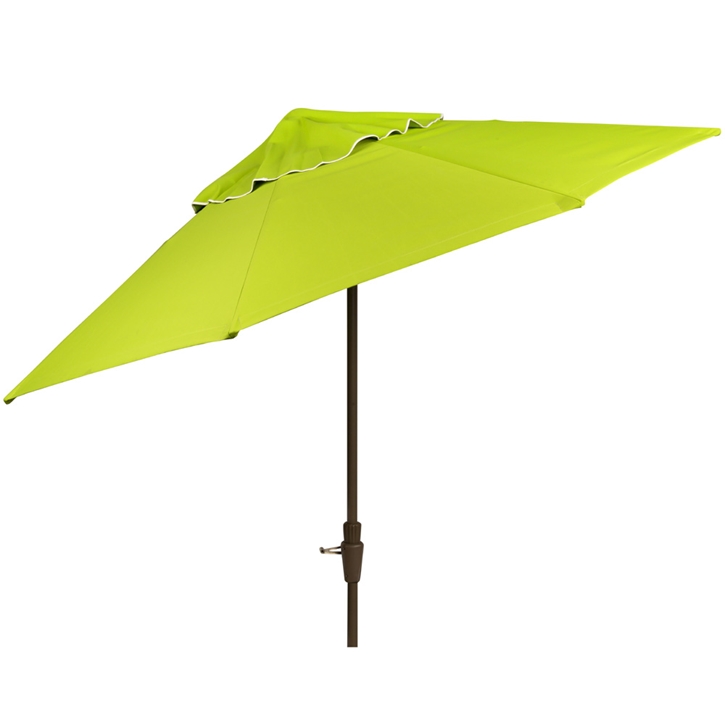Woodard 9 Foot Aluminum Market Umbrella with Collar-Tilt - 9881CW