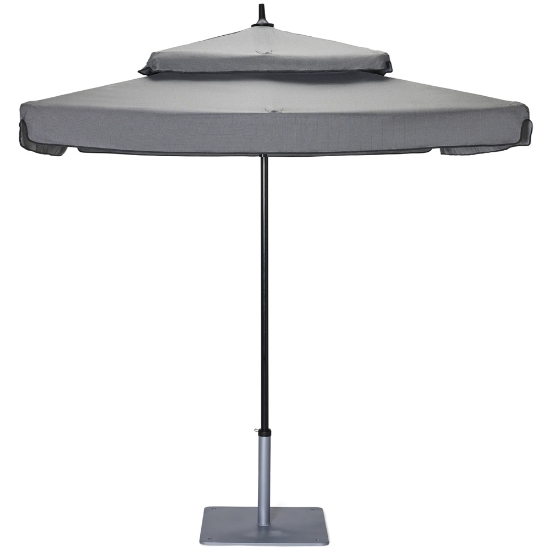 Woodard Canopi Duplici 9' Octagonal Double Tier Umbrella - 9WDTPUW