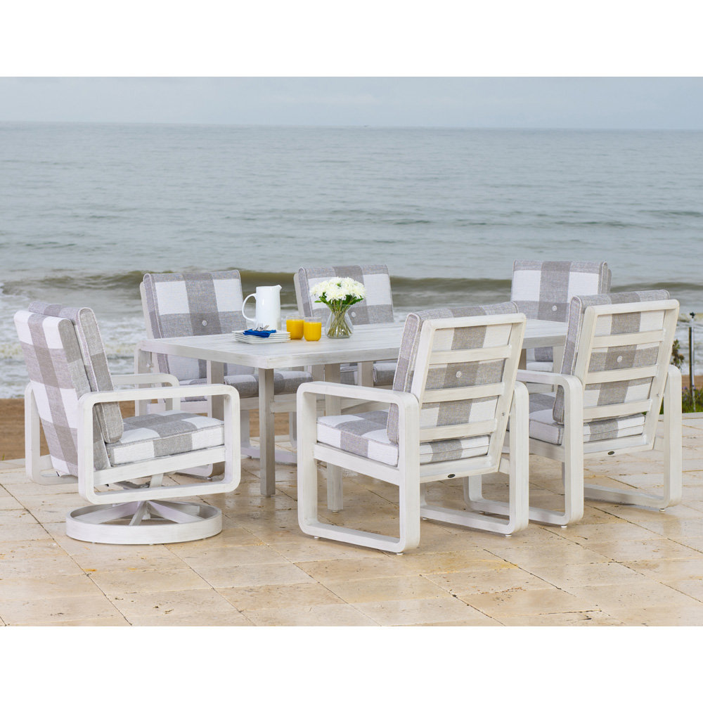 Woodard Vale Patio Dining Set for 6 - WD-VALE-SET3