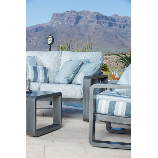 Woodard Vale Aluminum Patio Set Detail