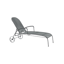 Valencia Wrought Iron Adjustable Chaise Lounge