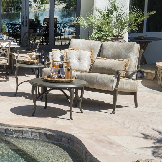 Woodard Wiltshire Loveseat Outdoor Furniture Set - WD-WILTSHIRE-SET6