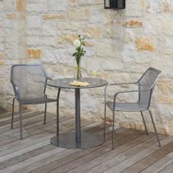 Woodard Delmar Iron 3 Piece Bistro Set - WD-IRON-SET2
