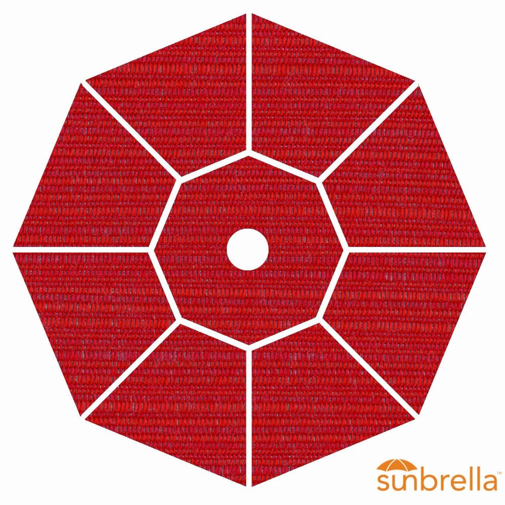 94 - Crimson Dupione (Sunbrella)