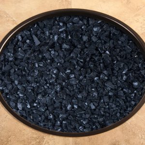 Black Crushed Fire Glass - 4 Kits