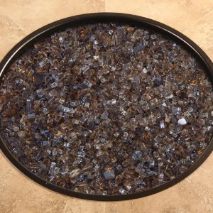 Espresso Mirrored Fire Glass - 3 Kits