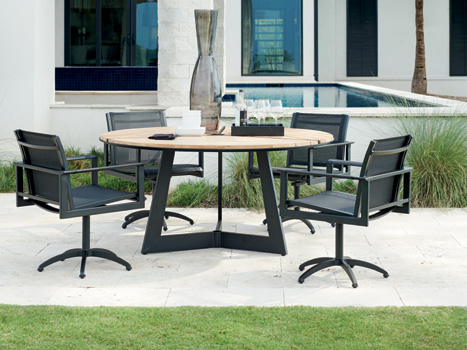 Tommy Bahama South Beach Round Patio Dining Set for 4 | TB