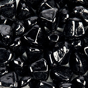 Black Luster Diamond Beads